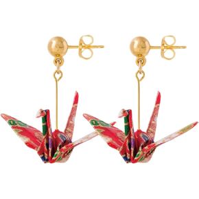 حلق مثقوب ياباني "أوريزورو كرين" أحمر [استيراد اليابان] in Kuwait