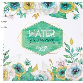Watercolor Art Paper Pad, Heavyweight 20 Sheets 140lb/300gsm, Spiral Bound Acid Free Cold Pressed Paper, Large Painting & Drawing Sketchbook, Art Supplies for Wet, Dry & Mixed Media in Saudi Arabia