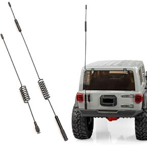 انابيب هوائي معدنية لتزيين السيارة التي تعمل بجهاز تحكم عن بعد لسيارة تراكساس TRX4 محوري SCX10 90046 RC4WD D90 D110 تاميا CC01، 29 سم و20 سم in Kuwait