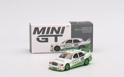 نموذج سيارة مصغرة بمقياس حقيقي متوافق مع مرسيدس بنز 190E 2.5 16 ايفولوشن II 1991 DTM زاكسبيد #20 1/64 نموذج سيارة مصبوبة MGT00366 in Kuwait