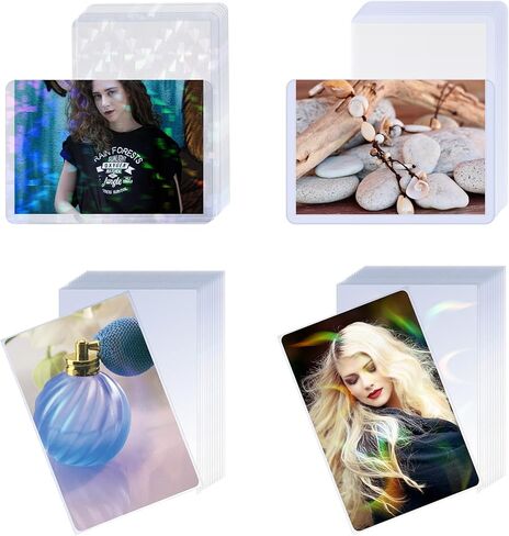 مجموعة حافظات بطاقات صور كيه بوب مكونة من 220 قطعة - تتضمن 100 حافظة بطاقات هولوغرافية و100 حافظة بطاقات مصنفرة، إلى جانب 10 حافظات هولوجرافيك علوية و10 حافظات شفافة يجب اقتناؤها لمحبي الكيه بوب in Kuwait