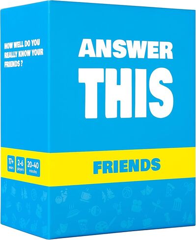 Answer This - How Well Do You Know Your Family & Friends? - Fun Party Card Game for Teens & Adults - Great Conversation Starter in Kuwait