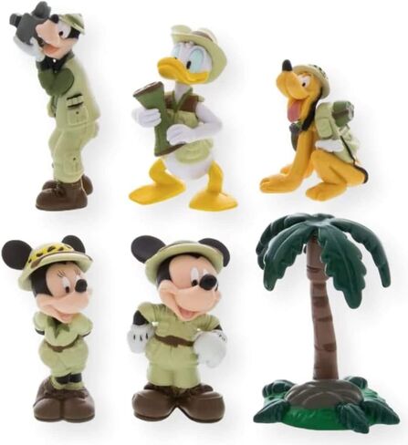 Disney Parks Exclusive - Cake Topper Figures - Mickey and Friends On Safari in Kuwait