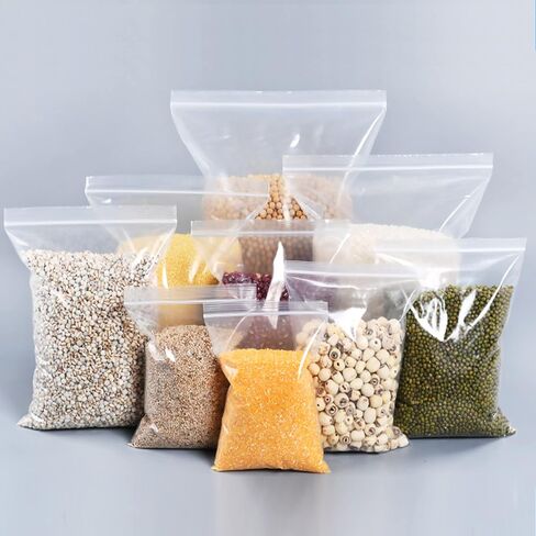 أكياس بولي بسحاب شفاف مقاس 4 × 6 بوصة 100 قيراط بسحاب قابل لإعادة الإغلاق أكياس بلاستيكية بسحاب 2 مل للمطبوعات والبطاقات والخرز والفنون والحرف اليدوية والكوكيز والصابون والحلوى والمجوهرات بحجمين للاختيار من بينها in Kuwait