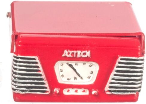 Aztec Imports, Inc. Dollhouse Miniature 1950's Style Turntable Red in Saudi Arabia