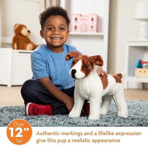 Melissa & Doug Giant Jack Russell Terrier - Lifelike Stuffed Animal Dog (over 12 inches tall) in Saudi Arabia