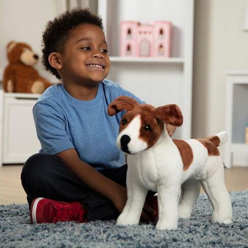 Melissa & Doug Giant Jack Russell Terrier - Lifelike Stuffed Animal Dog (over 12 inches tall) in Saudi Arabia
