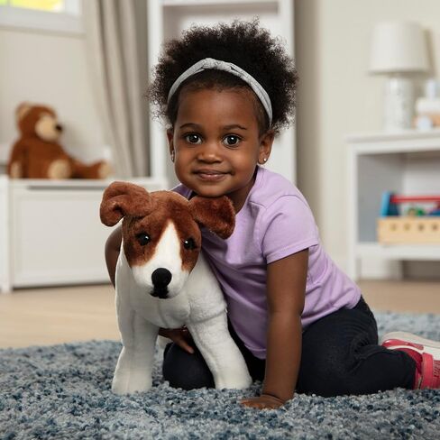 Melissa & Doug Giant Jack Russell Terrier - Lifelike Stuffed Animal Dog (over 12 inches tall) in Saudi Arabia