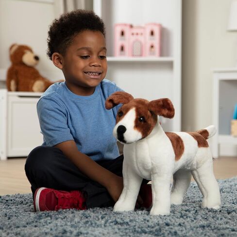 Melissa & Doug Giant Jack Russell Terrier - Lifelike Stuffed Animal Dog (over 12 inches tall) in Saudi Arabia