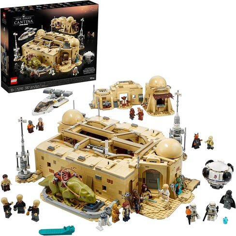 LEGO Star Wars: A New Hope Mos Eisley Cantina 75290 Building Set, Master Builder Series, Model Kits for Adults to Build, Collectible Gift Idea in Saudi Arabia