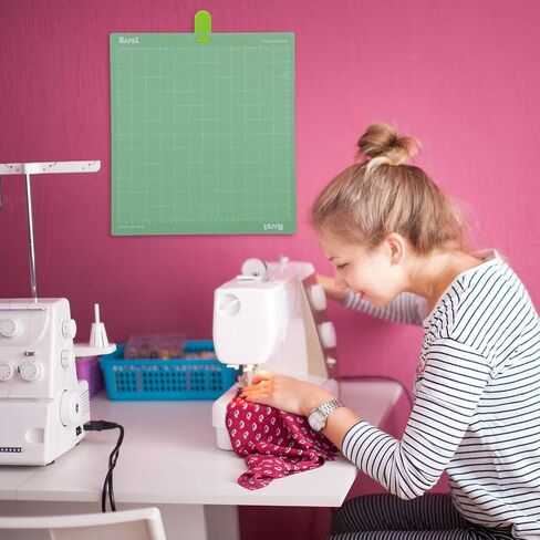 6 Pieces Cutting Mat Hanger, 2.17 Inch x 1.19 Inch Cutting Mat Storage, Standard Grip Cutting Mat Holder, Green Cut Mats Accessories in Saudi Arabia