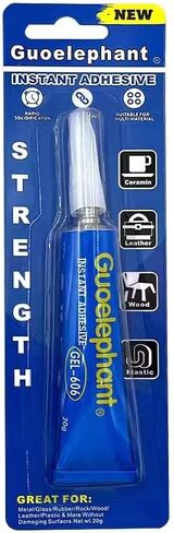 20g Ceramic,Metal Glue, Glue for Ceramic,Metal, Super Glue All Purpose Adhesive, Instantly Strong Adhesive for bonding Ceramic,Pottery,Glass,Metal,Leather,Plastic,Rubber in Kuwait