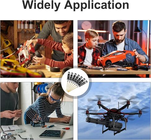 مجموعة أدوات السيارة LordHardware RC من Allen Drivers 0.9 1.27 1.3 1.5 2.0 2.5 3.0 ملم تيتانيوم لـ Traxxas Arrma Axial RC FPV Quadcopter Drone Model، 7 قطع in Kuwait