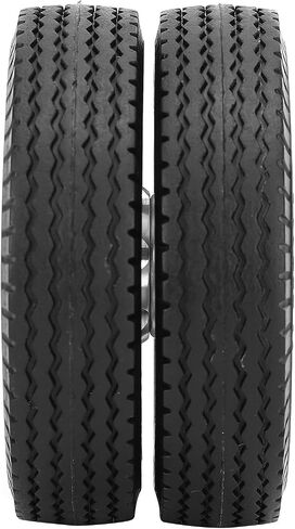 Dilwe 2 Pieces RC Trailer Rear Wheel Tires for Trucks and 1/14 Tractor Unit RC Climber Trailer Parts in Saudi Arabia
