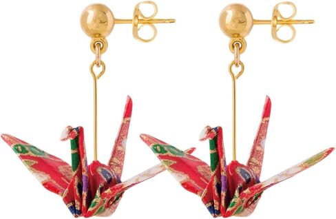 حلق مثقوب ياباني "أوريزورو كرين" أحمر [استيراد اليابان] in Kuwait