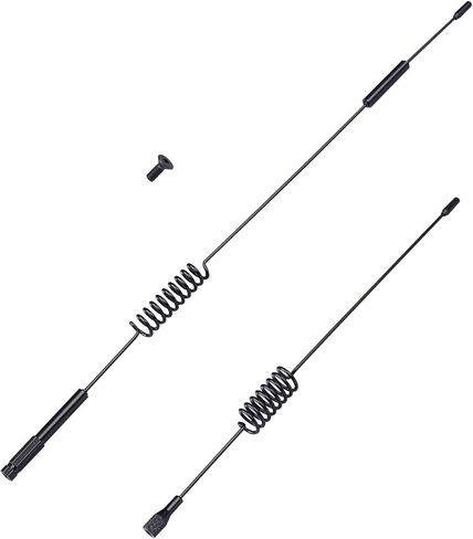 انابيب هوائي معدنية لتزيين السيارة التي تعمل بجهاز تحكم عن بعد لسيارة تراكساس TRX4 محوري SCX10 90046 RC4WD D90 D110 تاميا CC01، 29 سم و20 سم in Kuwait