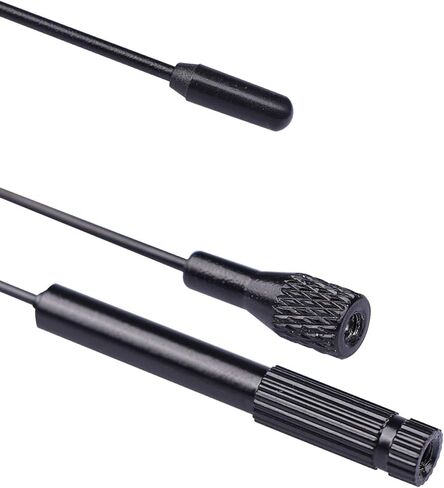 انابيب هوائي معدنية لتزيين السيارة التي تعمل بجهاز تحكم عن بعد لسيارة تراكساس TRX4 محوري SCX10 90046 RC4WD D90 D110 تاميا CC01، 29 سم و20 سم in Kuwait