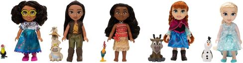 Disney Princess Disney 100 Modern Moments Multi-Princess Petite 5-Pack Gift Set, Includes Elsa, Anna, Mirabel, Raya & Moana in Saudi Arabia