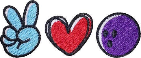 3 PCS I Love Sport Iron On Patches for Clothing Embroidered Applique Patch Badge Sew On Emblem DIY Craft (Baseball) in Saudi Arabia