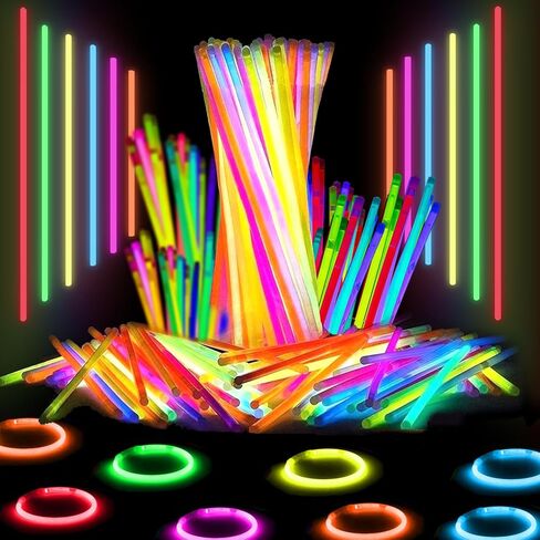 204 Pack Glow Sticks Bulk Party Supplies in Kuwait