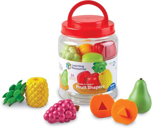 Learning Resources Snap-n-learn Fruit Shapers,Fine Motor Toy for Toddlers, Ages 2+ in Saudi Arabia