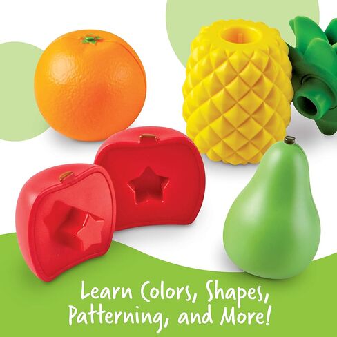Learning Resources Snap-n-learn Fruit Shapers,Fine Motor Toy for Toddlers, Ages 2+ in Saudi Arabia