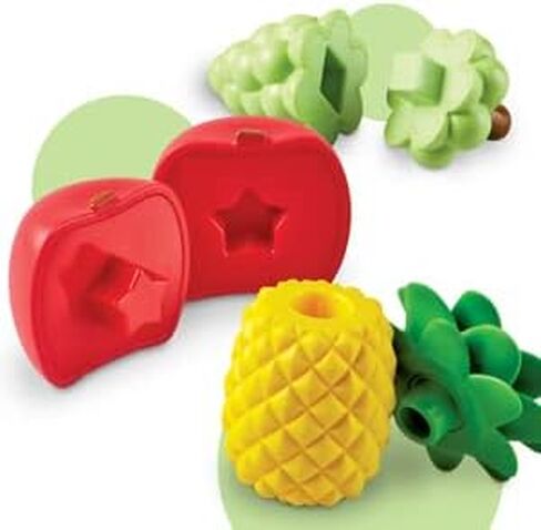 Learning Resources Snap-n-learn Fruit Shapers,Fine Motor Toy for Toddlers, Ages 2+ in Saudi Arabia