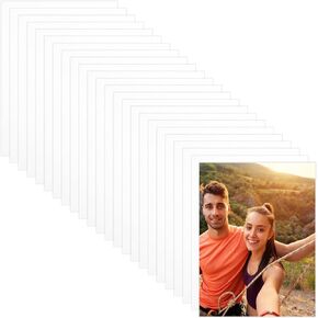 ABuff 24PCS Sublimation Blanks Aluminum Sheet 4 x 6 Inch Photo Sign Blank Metal Sheet Wall Poster Frame Sublimation Blank for Sublimation Heat Press, White in Saudi Arabia