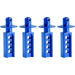 FriHobby RC Body Post يتصاعد من الألومنيوم لـ Traxxas Mini E-Revo 1/16 4WD Racing Monster Truck 4PCS (أزرق داكن) in Kuwait