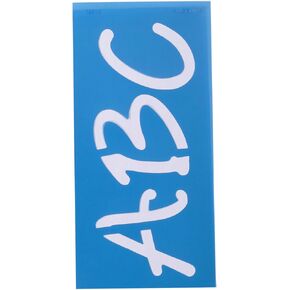 Westcott LetterCraft Stencil، خط البرشمان، أحرف 3 بوصة (15831)