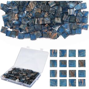 160 قطعة من بلاط الفسيفساء الزجاجية للحرف اليدوية السائبة قطع الزجاج الفسيفساء للأعمال اليدوية المصنوعة من السيراميك إطار صورة زهرية ديكور المنزل in Kuwait