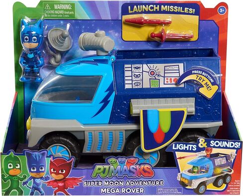 PJ Masks Super Moon Adventure Mega Rover, Kids Toys for Ages 3 Up by Just Play in Saudi Arabia