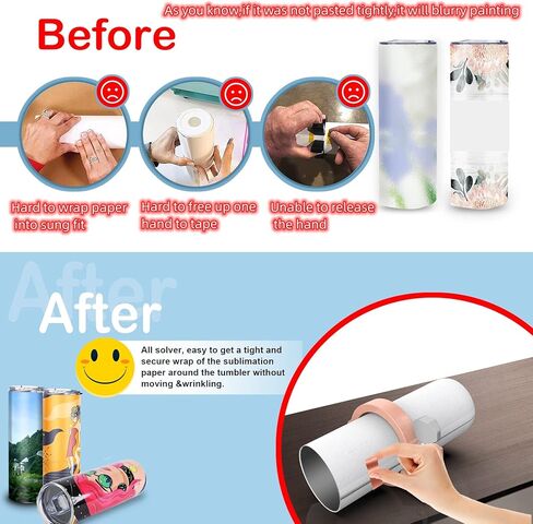 VIWOOP Sublimation Tumbler Pinch Tool, Tumbler Clamps for 15 OZ 20 OZ Sublimation Blanks Tumblers, Perfect Pinch Tumbler Pincher Pack of 2 in Kuwait