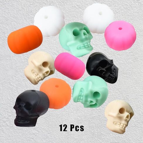 سدادات إبر الحياكة، واقيات أطراف الحياكة الصغيرة، سدادات غرز جمجمة اليقطين اللطيفة والهالوين، أغطية إبر الحياكة لملحقات لوازم الحياكة in Kuwait