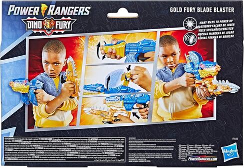 Power Rangers Dino Fury Gold Fury Blade Blaster Superhero Costume Accessory Ranger Morpher with Electronics Great Gift for Kids Ages 5 & Up in Saudi Arabia
