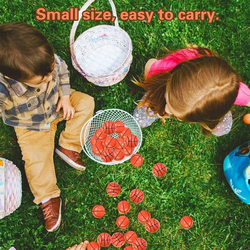 24 قطعة من الكرات النطاطة الرياضية من Woozettn، هدايا حفلات كرة السلة للأطفال، كرة السلة عالية الارتداد، كرات الهالوين النطاطة من أجل هدايا الحفلات، ألعاب الكرة، مواد تخزين (32 مم) in Kuwait