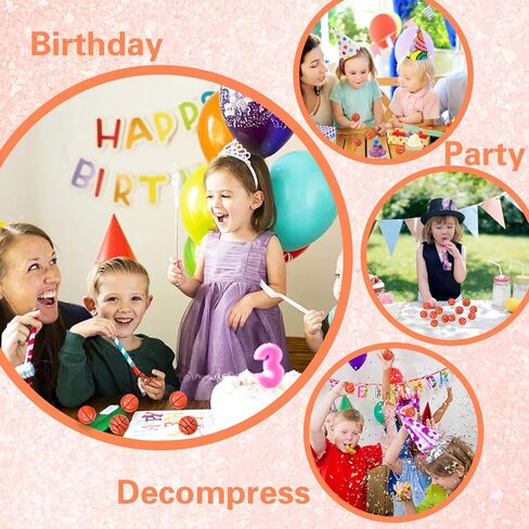 24 قطعة من الكرات النطاطة الرياضية من Woozettn، هدايا حفلات كرة السلة للأطفال، كرة السلة عالية الارتداد، كرات الهالوين النطاطة من أجل هدايا الحفلات، ألعاب الكرة، مواد تخزين (32 مم) in Kuwait