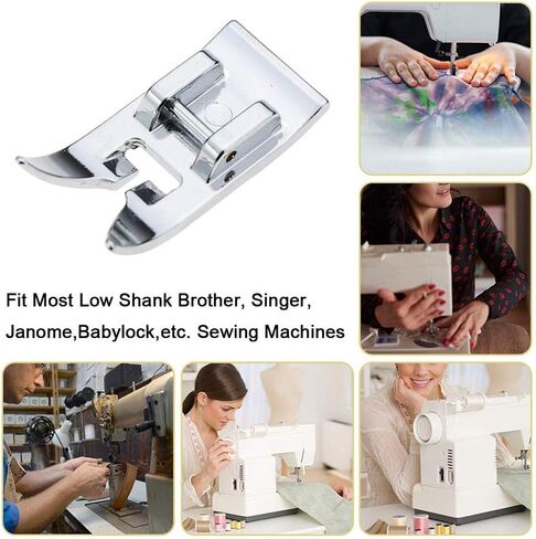 واي ار دي كيو ان كرافت 2 قطعة قدم ضغط متعرجة لجميع الاغراض بغرز مستقيمة للقدم لسينجر وبراذر وجانوم وتويوتا in Kuwait