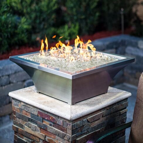 5 LB Flat Glass Marbles Gems Fire Glass for Fire Pit,Crafts,Table Scatters,Vase Fillers,Aquarium,Fish Tank Pebbles,Candle Holder Decor,Red,Blue and White Mix,Approx 450-500 PCS in Kuwait