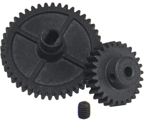 ShareGoo Metal 44T Diff Gear Reduction Gear & 27T Motor Gear Pinion Gears Set Compatible with WLtoys 144001 1/14 RC Car Truck in Saudi Arabia