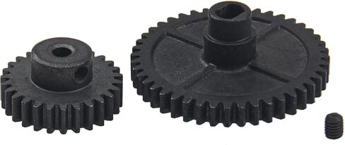 ShareGoo Metal 44T Diff Gear Reduction Gear & 27T Motor Gear Pinion Gears Set Compatible with WLtoys 144001 1/14 RC Car Truck in Saudi Arabia