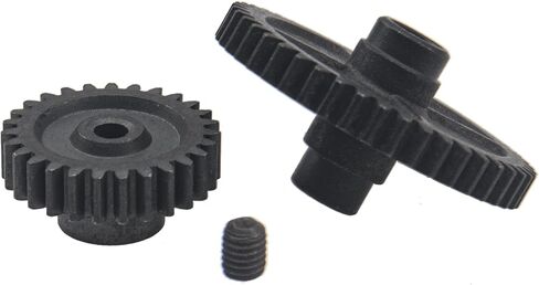 ShareGoo Metal 44T Diff Gear Reduction Gear & 27T Motor Gear Pinion Gears Set Compatible with WLtoys 144001 1/14 RC Car Truck in Saudi Arabia