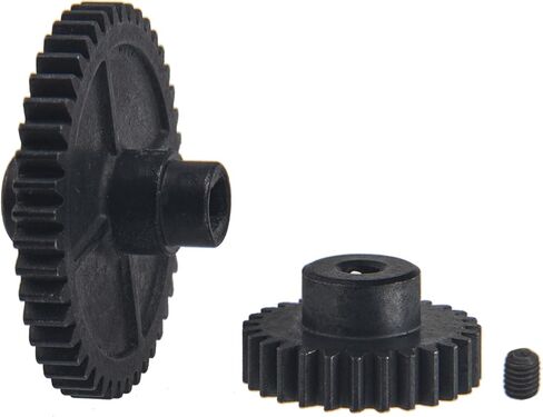 ShareGoo Metal 44T Diff Gear Reduction Gear & 27T Motor Gear Pinion Gears Set Compatible with WLtoys 144001 1/14 RC Car Truck in Saudi Arabia