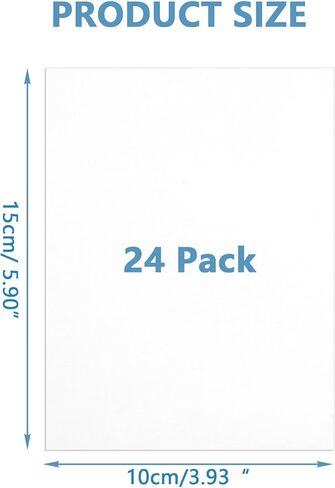ABuff 24PCS Sublimation Blanks Aluminum Sheet 4 x 6 Inch Photo Sign Blank Metal Sheet Wall Poster Frame Sublimation Blank for Sublimation Heat Press, White in Saudi Arabia