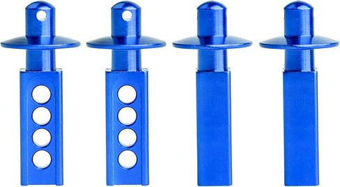 FriHobby RC Body Post يتصاعد من الألومنيوم لـ Traxxas Mini E-Revo 1/16 4WD Racing Monster Truck 4PCS (أزرق داكن) in Kuwait