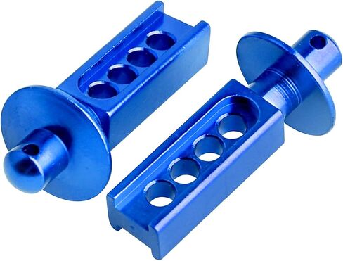 FriHobby RC Body Post يتصاعد من الألومنيوم لـ Traxxas Mini E-Revo 1/16 4WD Racing Monster Truck 4PCS (أزرق داكن) in Kuwait