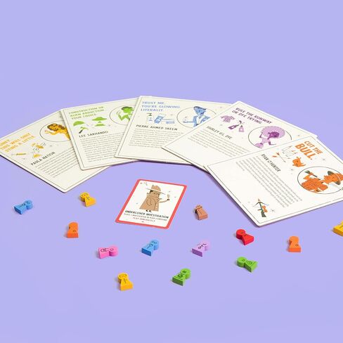 Cultivate Board Game | Award-Winning | Satirical Cult Leaders | Casual Board Game | Take-That | Ages 14+ | for 2-5 Players | 20-50 Min Playtime | Made by Pops & Bejou Games in Saudi Arabia
