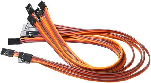 VIMVIP 3Pin 30cm Servo Extension Cable 22AWG 60 Cores Wire Male to Male Futaba JR for DJI Phantom 4 3 2 DJI Inspire 2 1 and Other Remote Control Aircraft in Kuwait