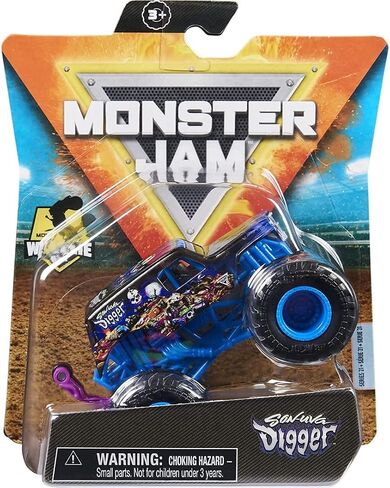 Monster Jam 2021 Spin Master 1:64 Diecast Monster Truck with Wheelie Bar: Shear Madness Son-uva Digger in Saudi Arabia