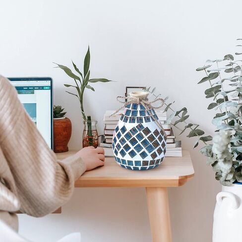 160 قطعة من بلاط الفسيفساء الزجاجية للحرف اليدوية السائبة قطع الزجاج الفسيفساء للأعمال اليدوية المصنوعة من السيراميك إطار صورة زهرية ديكور المنزل in Kuwait